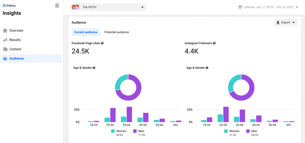 facebook audience insights c