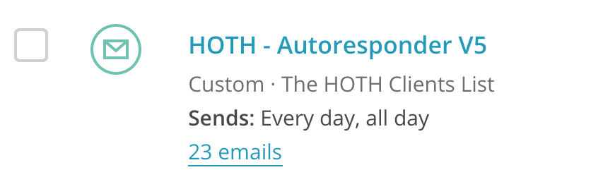 HOTH Email Autoresponder