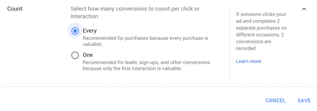 Conversion Settings