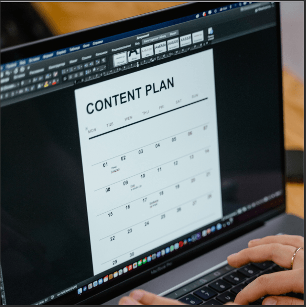 image of content calendar