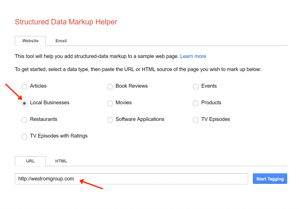 Structured Data Markup Helper